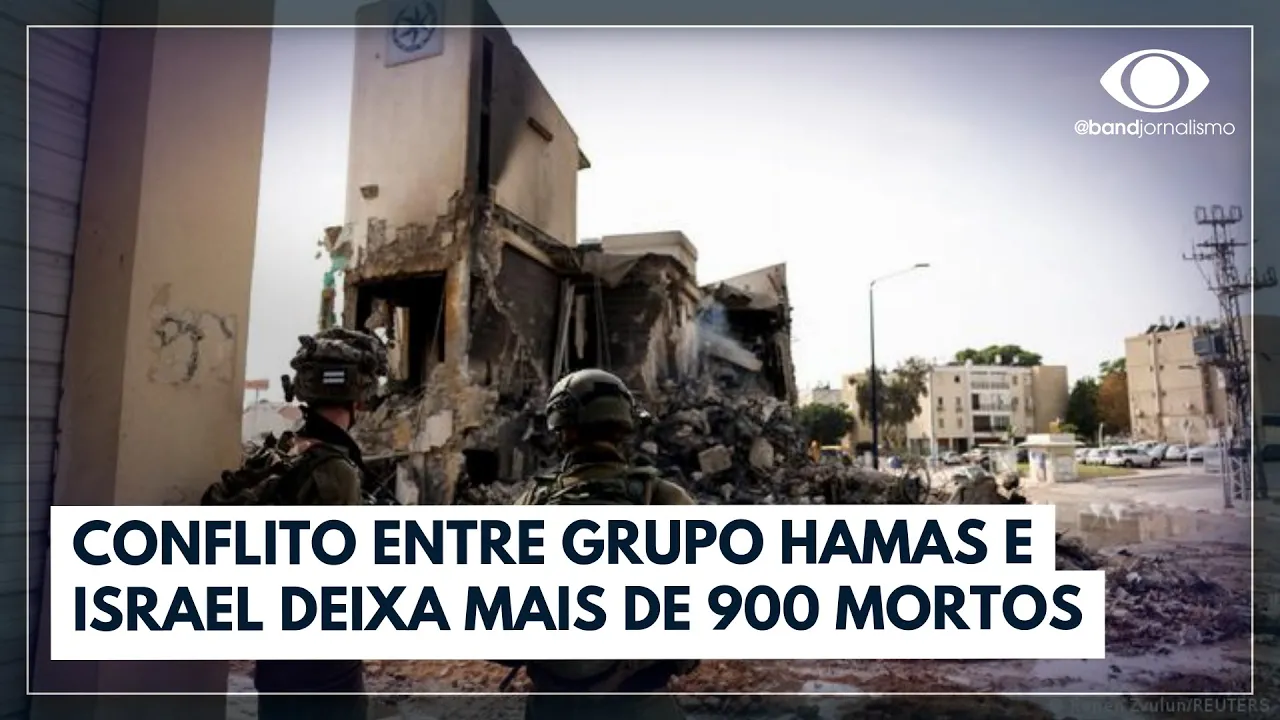 Conflito entre grupo Hamas e Israel deixa mais de 900 mortos