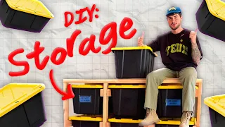 DIY: BUILDING SOME EXTRA STORAGE