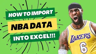 How to Import NBA Data Into Excel