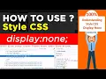 How To Use Style Display None CSS Display None Declaration Explained In Detail