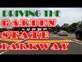 On the Garden State Parkway from Exit 125 to Exit 105