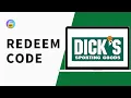 How To Dick s Sporting Goods Promo Code