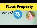 Float Property in Css Telugu lo