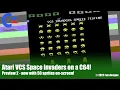 Atari VCS Space Invaders on a C64 - 2