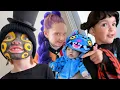 Download Lagu KPOP CANDY HUNTERS!!  Enzo's First Halloween! Huntrix in real life with Adley Niko \u0026 Navey costumes