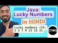 Find lucky numbers less than n in Java Java coding in Hindi Java programming for beginners
