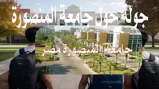 جولة حول جامعة المنصورة دندنها