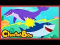 Megalodon VS. Mosasaurus💥 | Lagu dinosaurus | Lagu Anak | #Cheetahboo