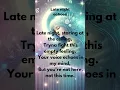 Download Lagu ✨New song 🔥Late night echoes 💫💤 (Shorts Version)