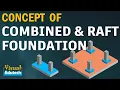Understanding Concept of Combined and Raft Foundation