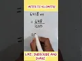 Download Lagu m to km #shorts #conversion #vedio #meter to #kilometers