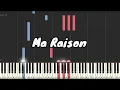 NEJ' - Ma raison (Piano fr Cover Tutoriel KARAOKE Paroles)