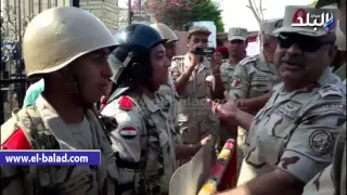 صدى البلد اللواء أحمد وصفي يتفقد اللجان الانتخابية بالغردقة 