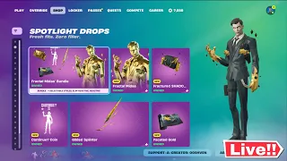 🔴*NEW* FRACTAL MIDAS BUNDLE NOW OUT in Fortnite! ITEM SHOP TODAY! (Chapter 7 LIVE)