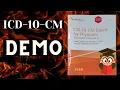 ICD-10-CM BOOK AND DIAGNOSIS DEMONSTRATION MEDICAL BILLING AND CODING MEDICAL CODING WITH BLEU