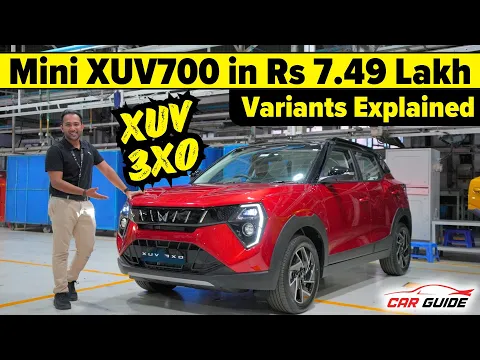 2024 Mahindra XUV3XO Launched | Price - Drive - Variants - Diesel - Bootspace | Tata Nexon Rival