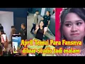 Lagu Akhirnya April nemuin fansnya di luar studio setelah acara selesai 