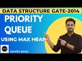 Priority Queue Level Order Traversal Priority Queue Using Max Heap Max Heap GATE DSA