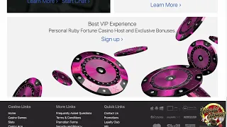 Ruby Fortune casino review of 2023 - slots bonus 750