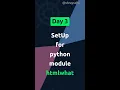 Setup for htmlwhat - python module that generate feedback on wrong code submission Day