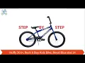 How to assemble Huffy 20 inch Rock It Kid s Bike Royal Blue slot 14 Boy s