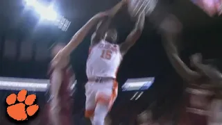 Clemson s John Newman III Ignites Crowd With Huge Fast Break Dunk