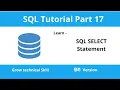 SQL Select Statement With Practical Example In Hindi Part - 17 SQL Beginners SQL Full Course