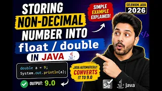 172 Storing non-decimal number into variable declared with in Java Selenium Java 2026