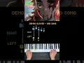 Anyone Can Play Demon Slayer Sad Song - Kamado Tanjiro no Uta 鬼滅の刃 Easy Piano #pianotutorial
