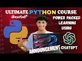 Python full course in telugu Beginner-Friendly Python Course Incoming Series Reveal About Me
