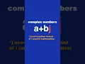 Complex Numbers complex In Python
