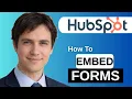 How To Embed Forms On Your Website With HubSpot CRM