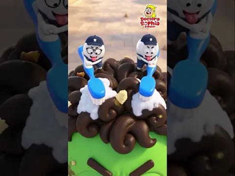 ¡Vamos a Cepillar el Diente Gigante! | Hábitos Saludables | Canciones Infantiles #shorts