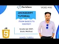 JavaScript OOP Tutorial Mastering Static Methods
