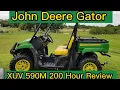 John Deere Gator 2020 XUV 590M - 200 Hour Review