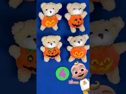 Let's Count the Halloween Bears! 🐻🎃 CoComelon #Shorts #Halloween