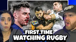 first time watching rugby top 50 biggest and most brutal hits in rugby this is insane 
