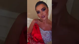 Lady In Red أول مرة بلبس فستان سهرة أحمر حبيتوه 