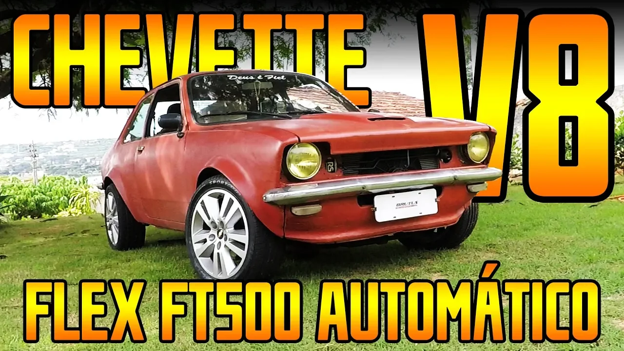 Chevette Ratoeira 5.3L V8 LS1 300HP automático e FT500 com sensor Flex