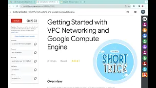 Getting Started with VPC Networking and Google Compute Engine quick - lab