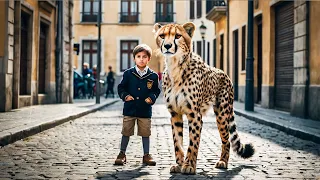 عيله بتلاقي فهد شـ ـرس وبتقرر تربيه ولما بيكبر بيبقى خطـ ـر على الناس وبيعملهم مشـ ـاكل 