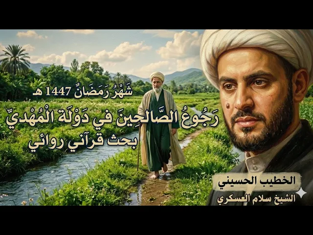 ⁣🔴 البث المباشر | رجعة الصالحين في دولة المهدي عليه السلام | الشيخ سلام العسكري - شهر رمضان 1447هـ 