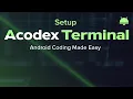 How to Install Acode Terminal using Termux