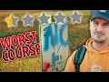 We Played the WORST Disc Golf Course in the Country