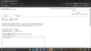 Coding Bat Problem 24 Make tags