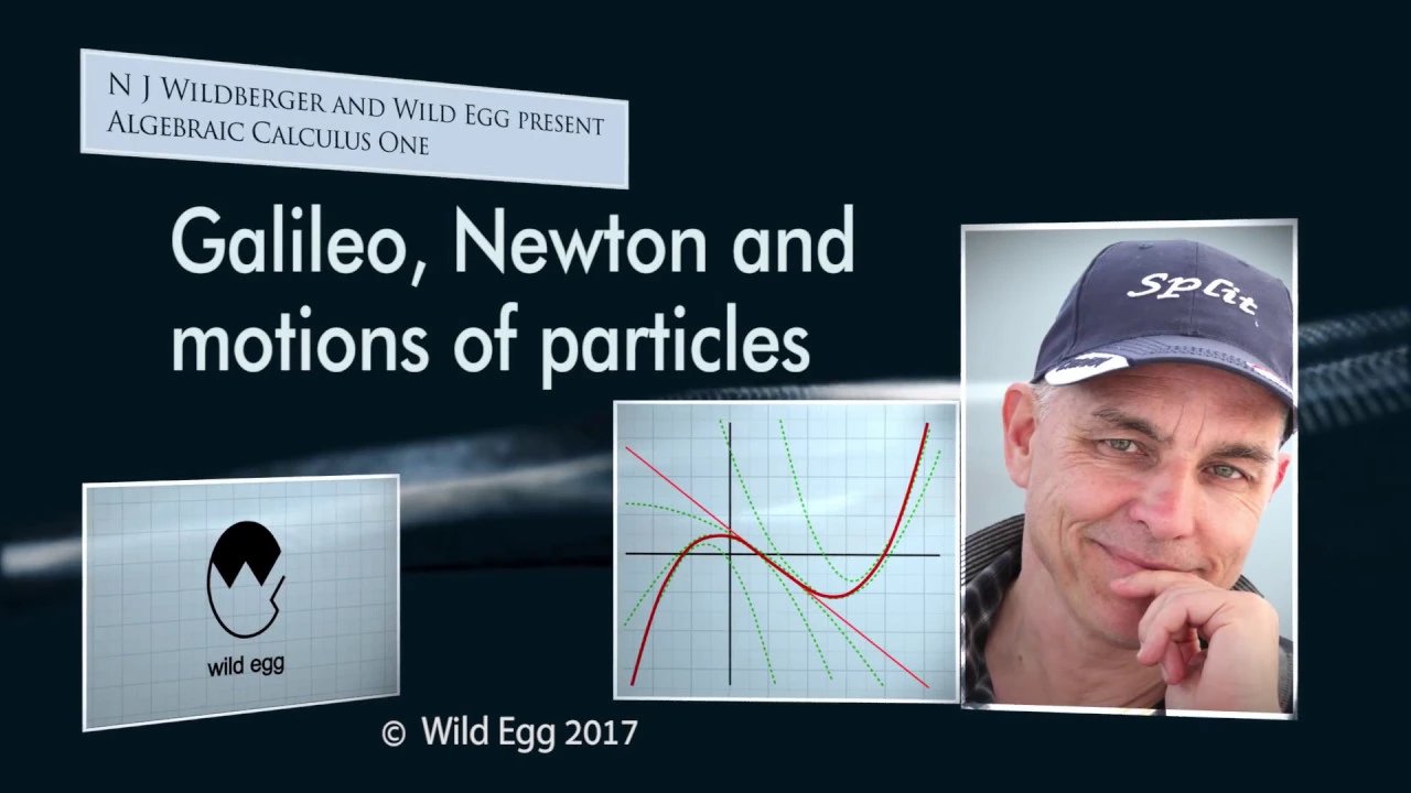 Galileo, Newton and motions of particles | Algebraic Calculus One | Wild Egg