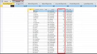 Microsoft Access Query Tutorial SUM AVG MAX MIN COUNT FIRST LAST in Query Design