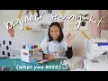 Here are the sewing supplies you NEED as a BEGINNER my recommended beginner sewing kit