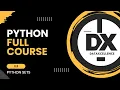 Python SETS Masterclass Essential Methods Operations Explained Lecture 2 3