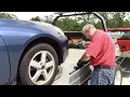 Off-Loading a Car with Skates Smith s Towing
